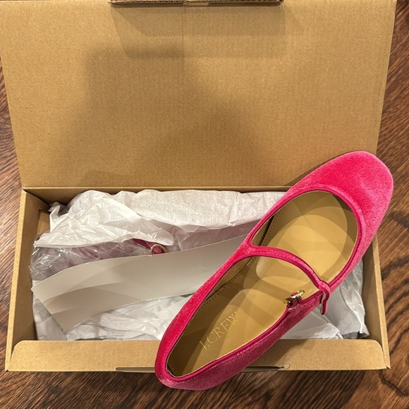 J.Crew Mary Jane flats in pink. Brand new in box. - Picture 3 of 3